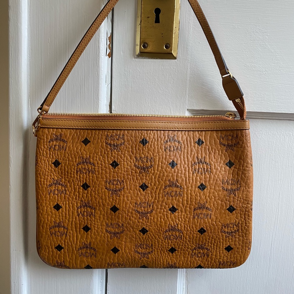 MCM wristlet/ shoulder bag